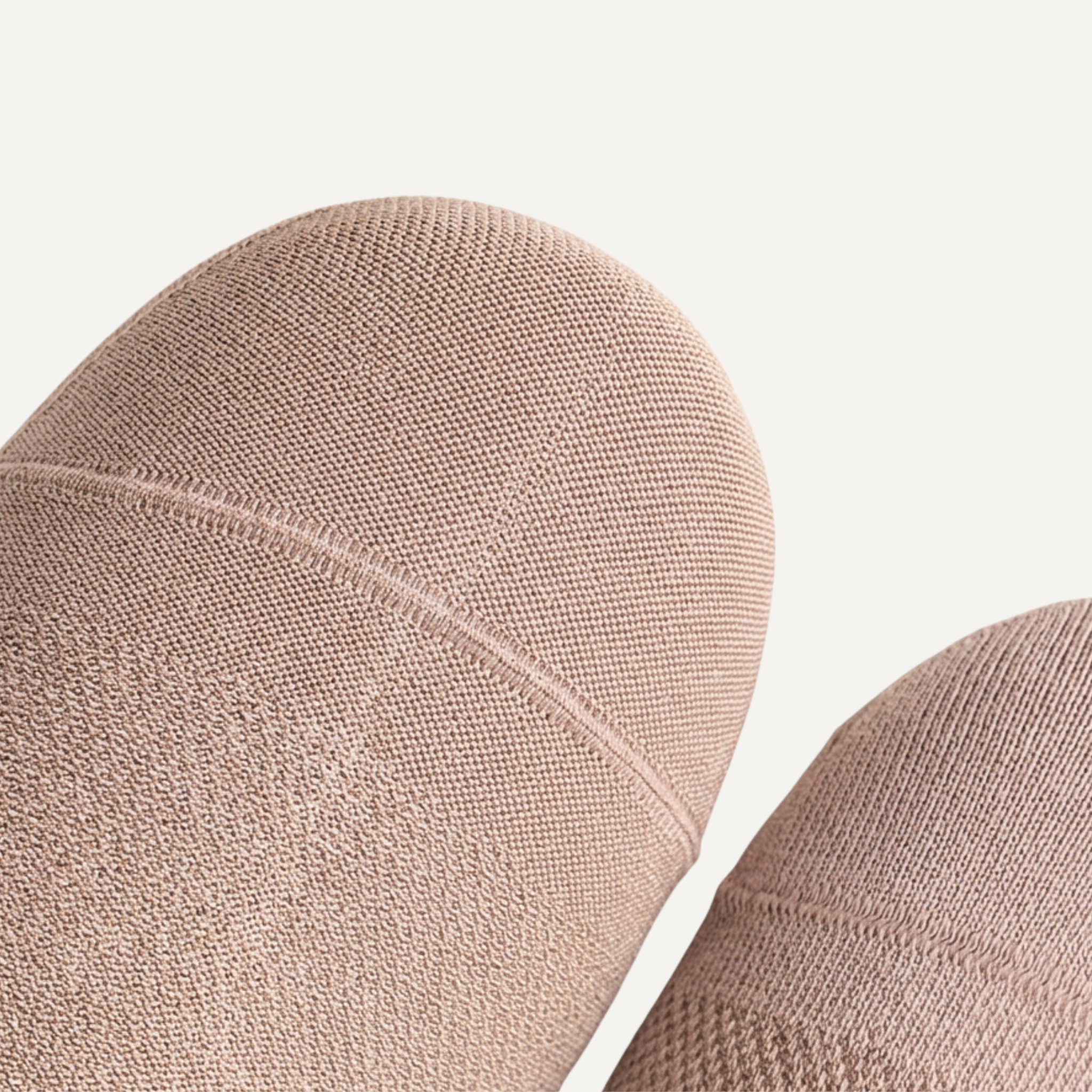 The Nebula Ankle Socks – Premium Cotton (2 Pairs in Taupe)