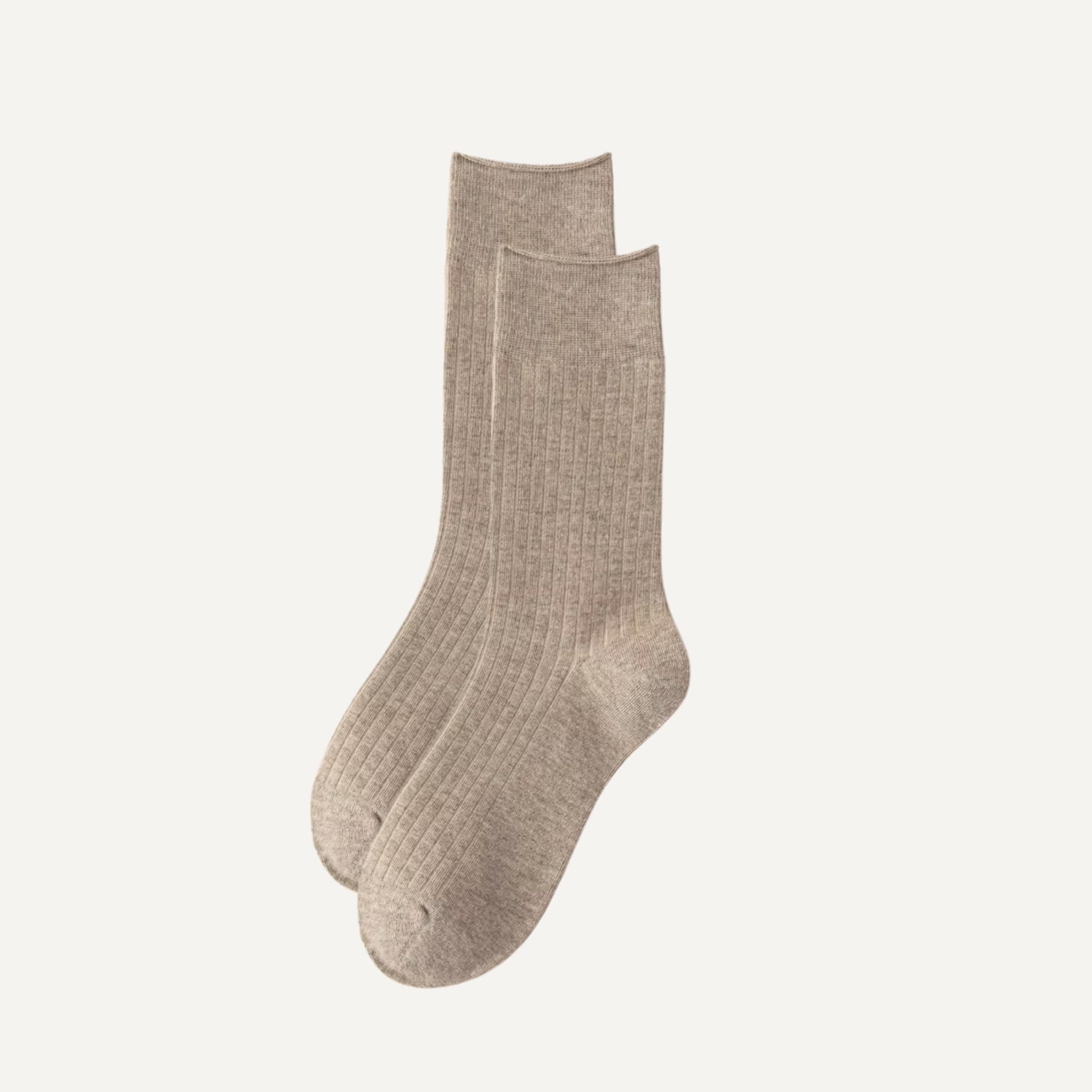 The Vita Crew – Premium Cashmere Socks  (2 Pairs in colour Driftwood)