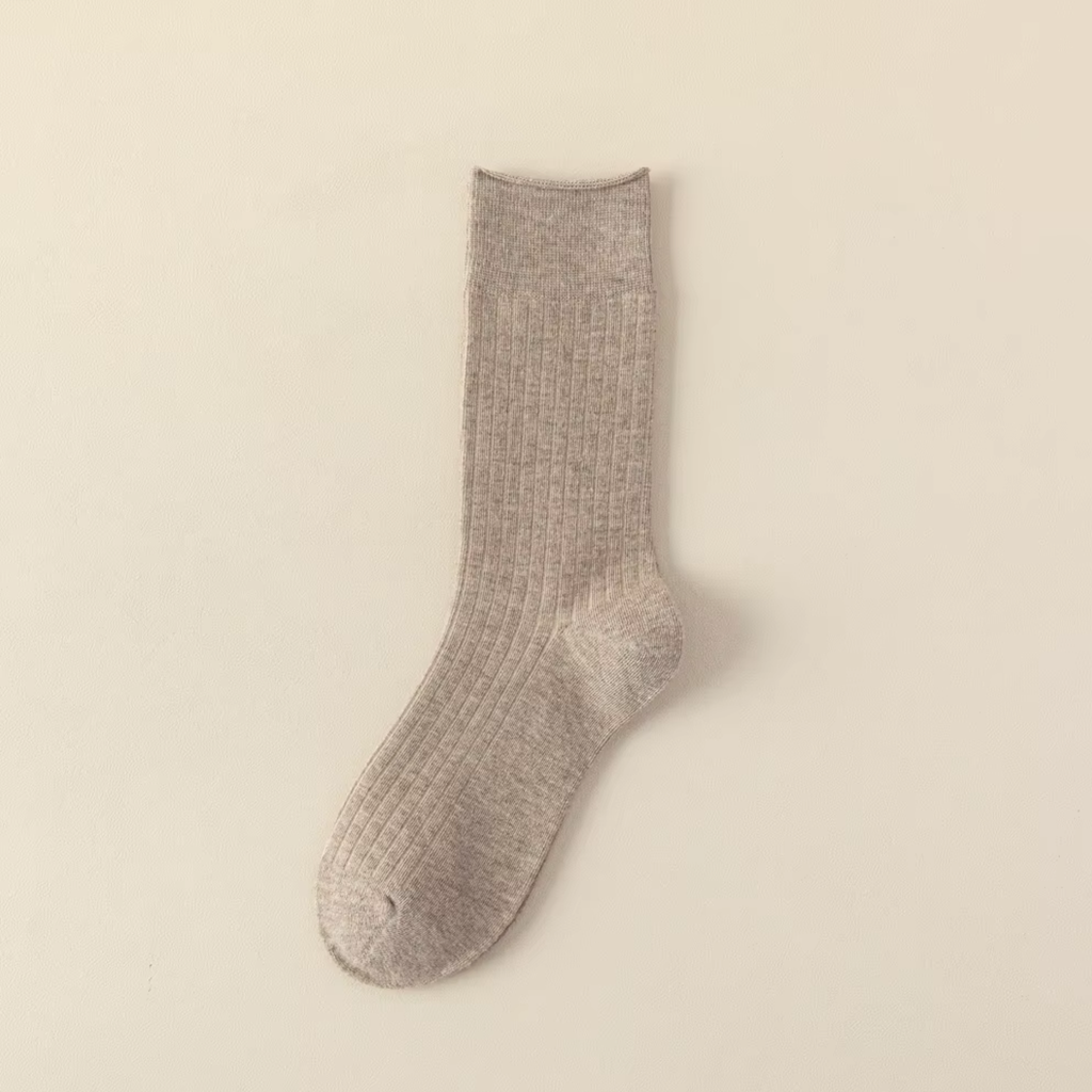 The Vita Crew – Premium Cashmere Socks  (2 Pairs in colour Driftwood)