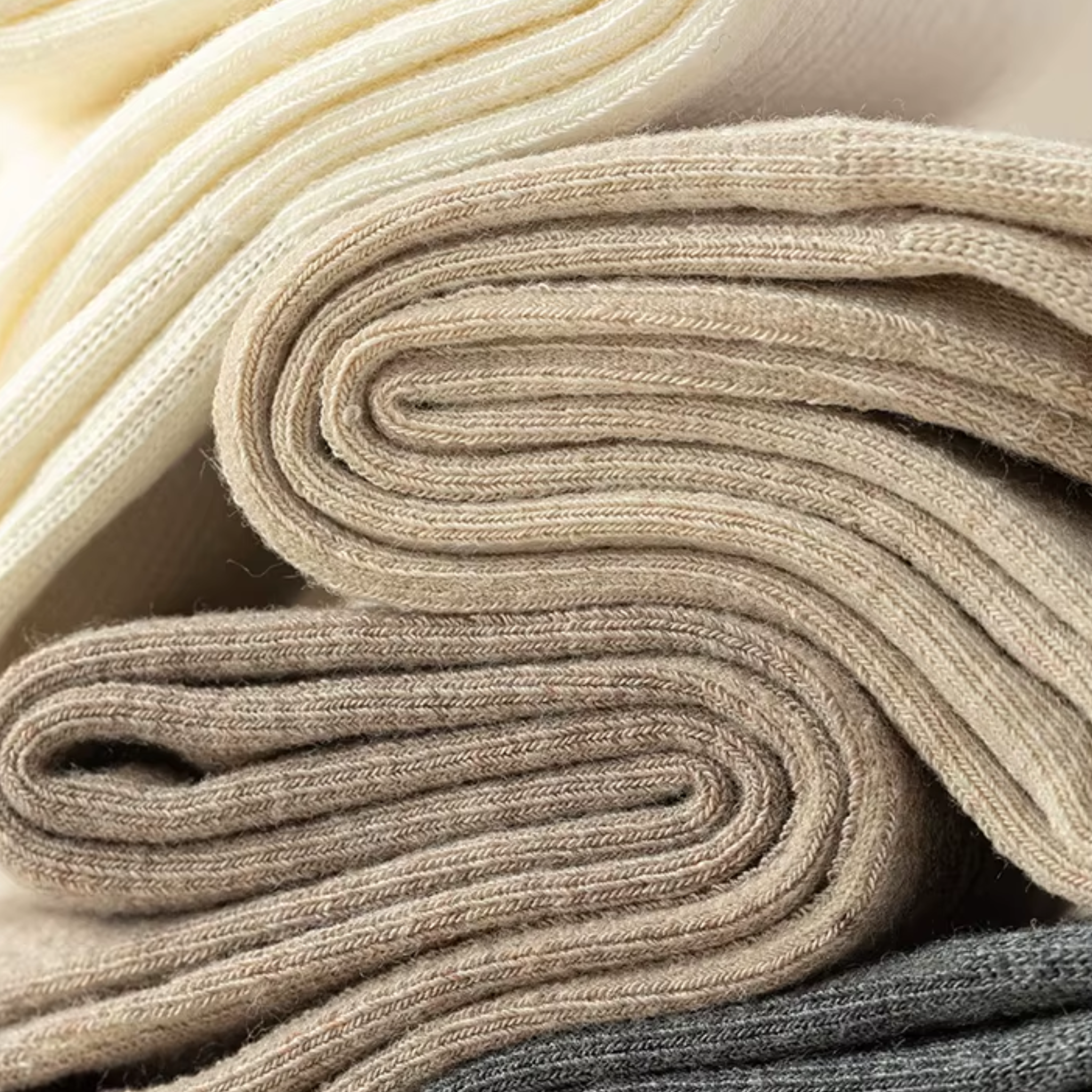 The Vita Crew – Premium Cashmere Socks  (2 Pairs in colour Driftwood)