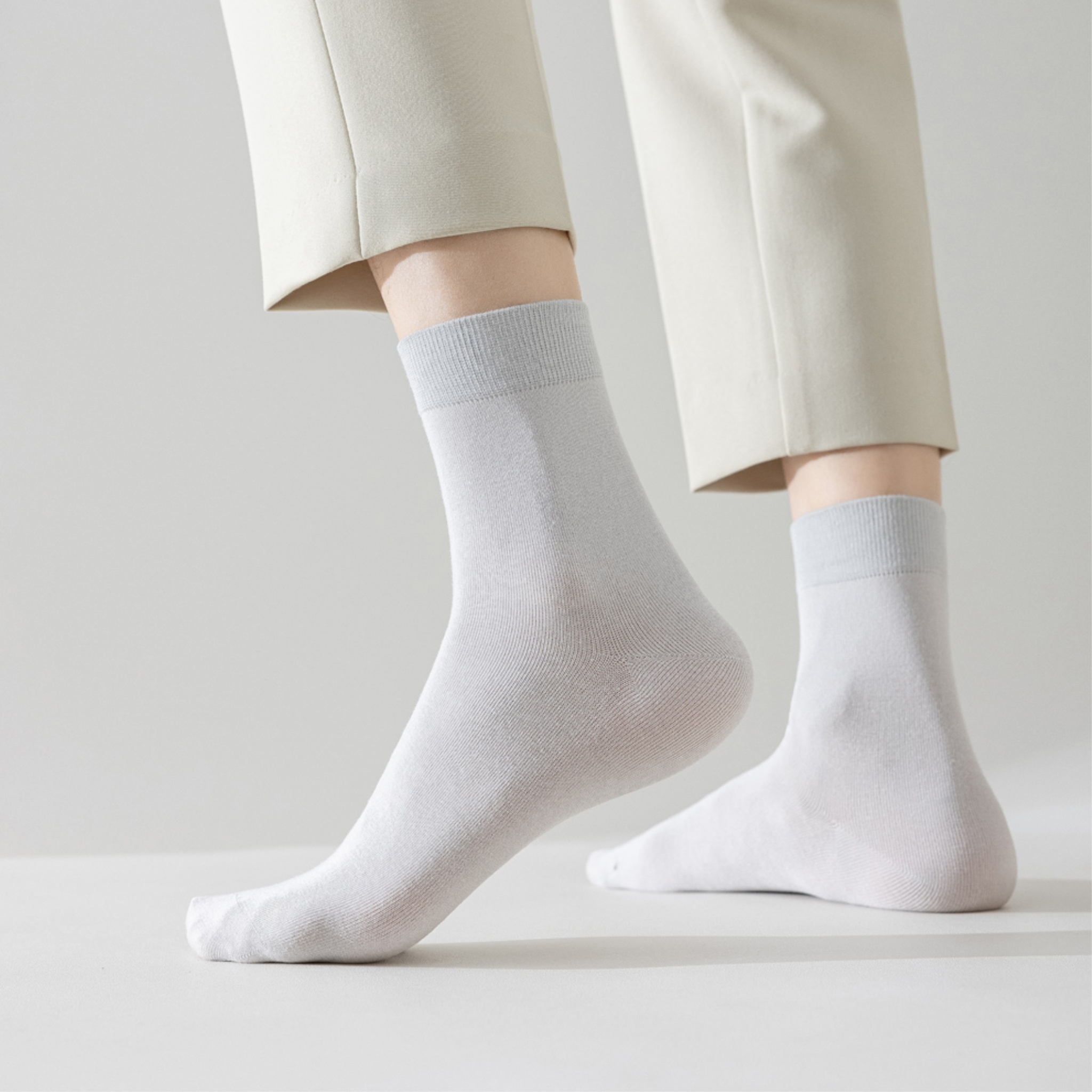 The Prima Crew – Premium Bamboo Socks  (2 Pairs in colour Mist)