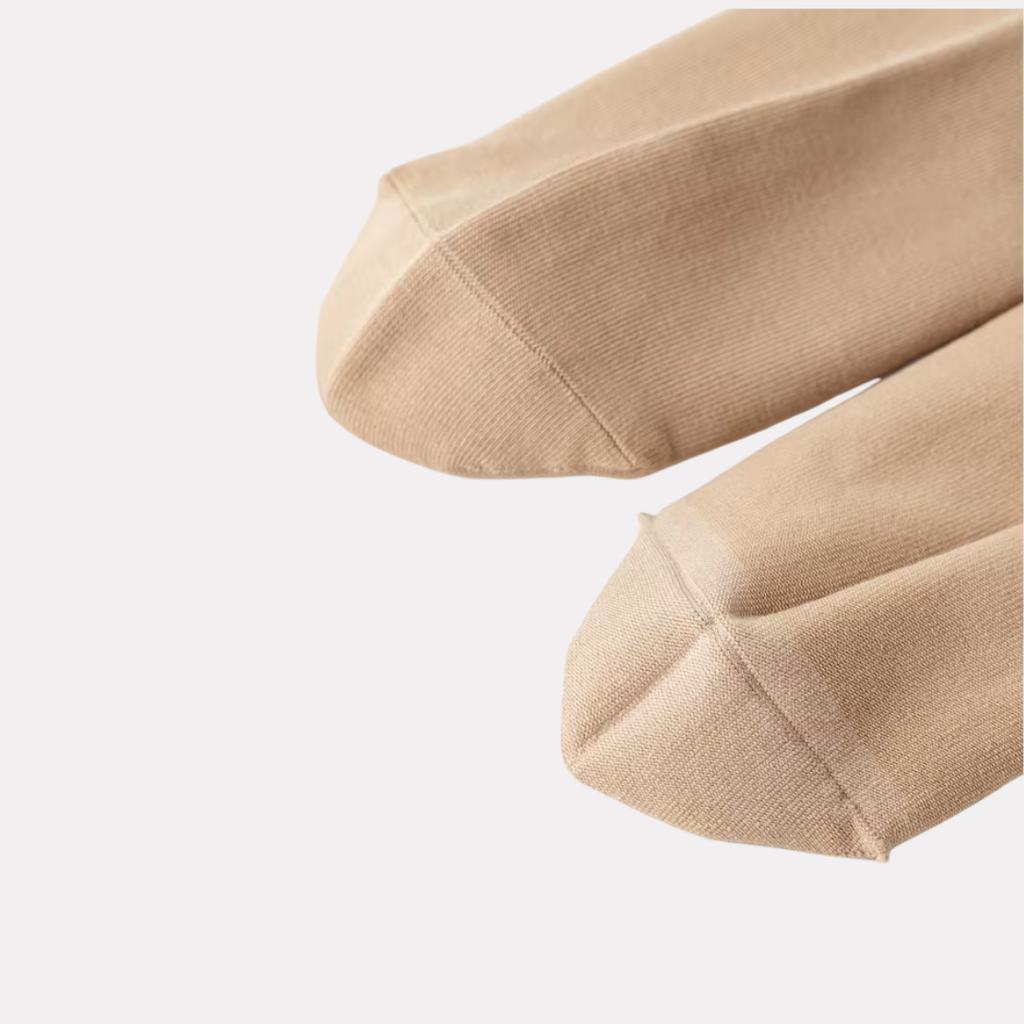 The Essential Crew - Premium Cotton Socks  (2 Pack Pairs in Brown)