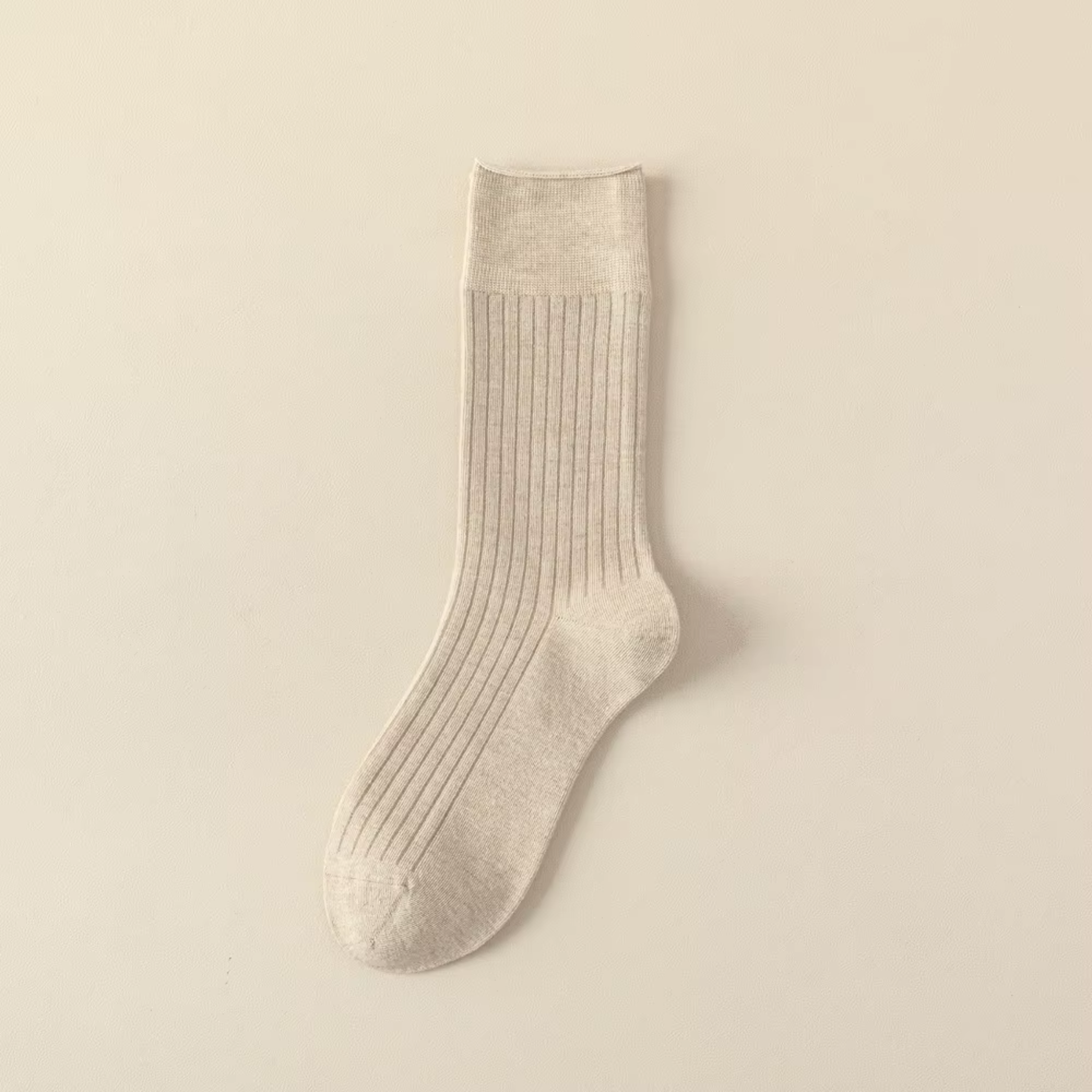 The Vita Crew – Premium Cashmere Socks  (2 Pairs in colour Oat)