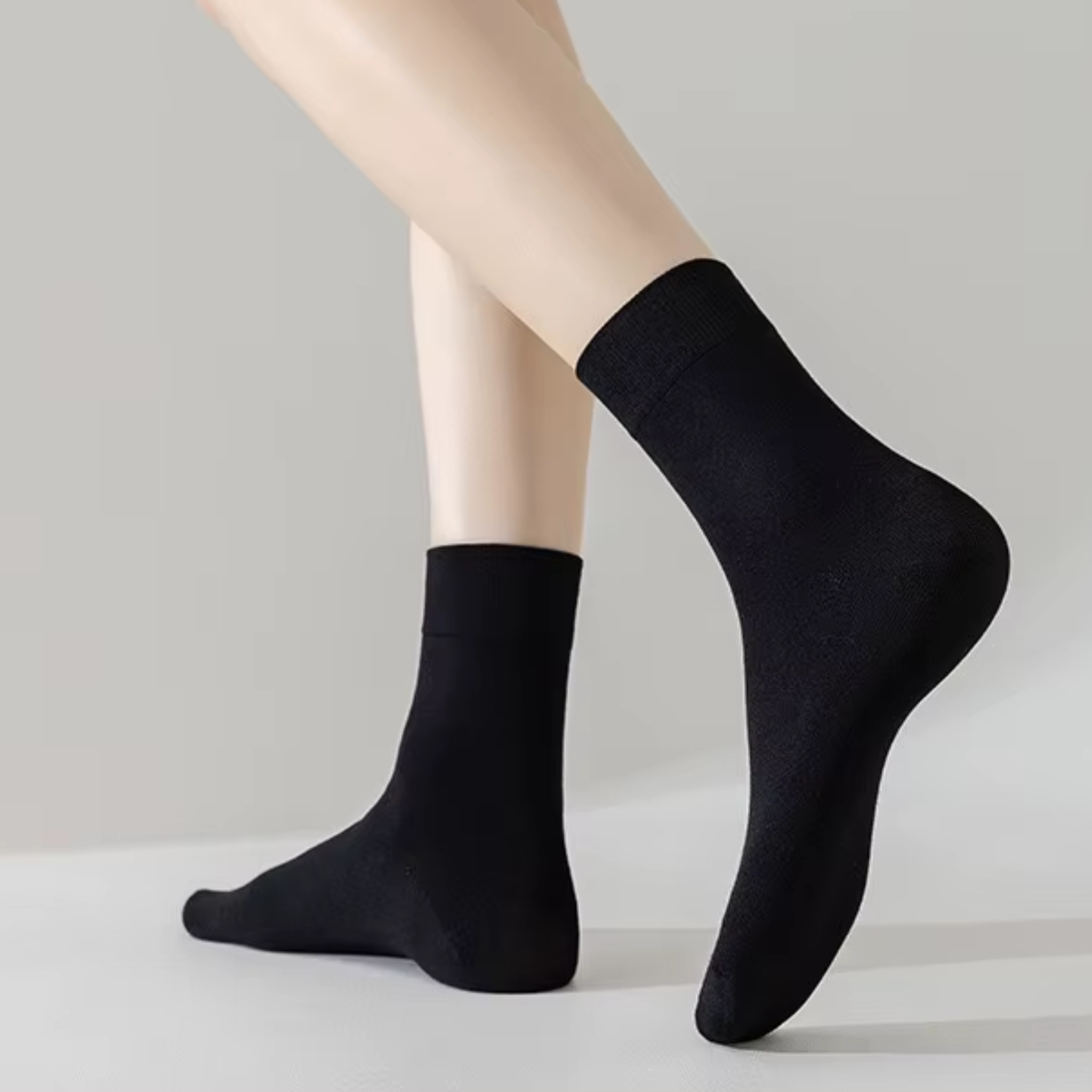 The Prima Crew – Premium Bamboo Socks  (2 Pairs in colour Noir)