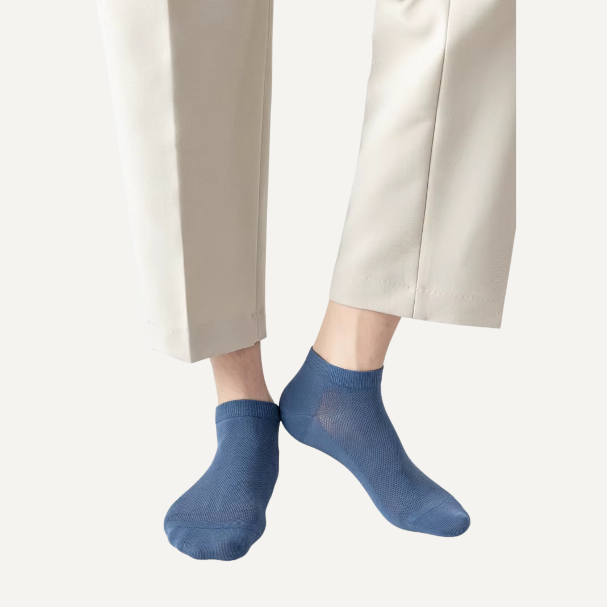 The Nebula Ankle Socks – Premium Cotton (2 Pairs in Denim Blue)