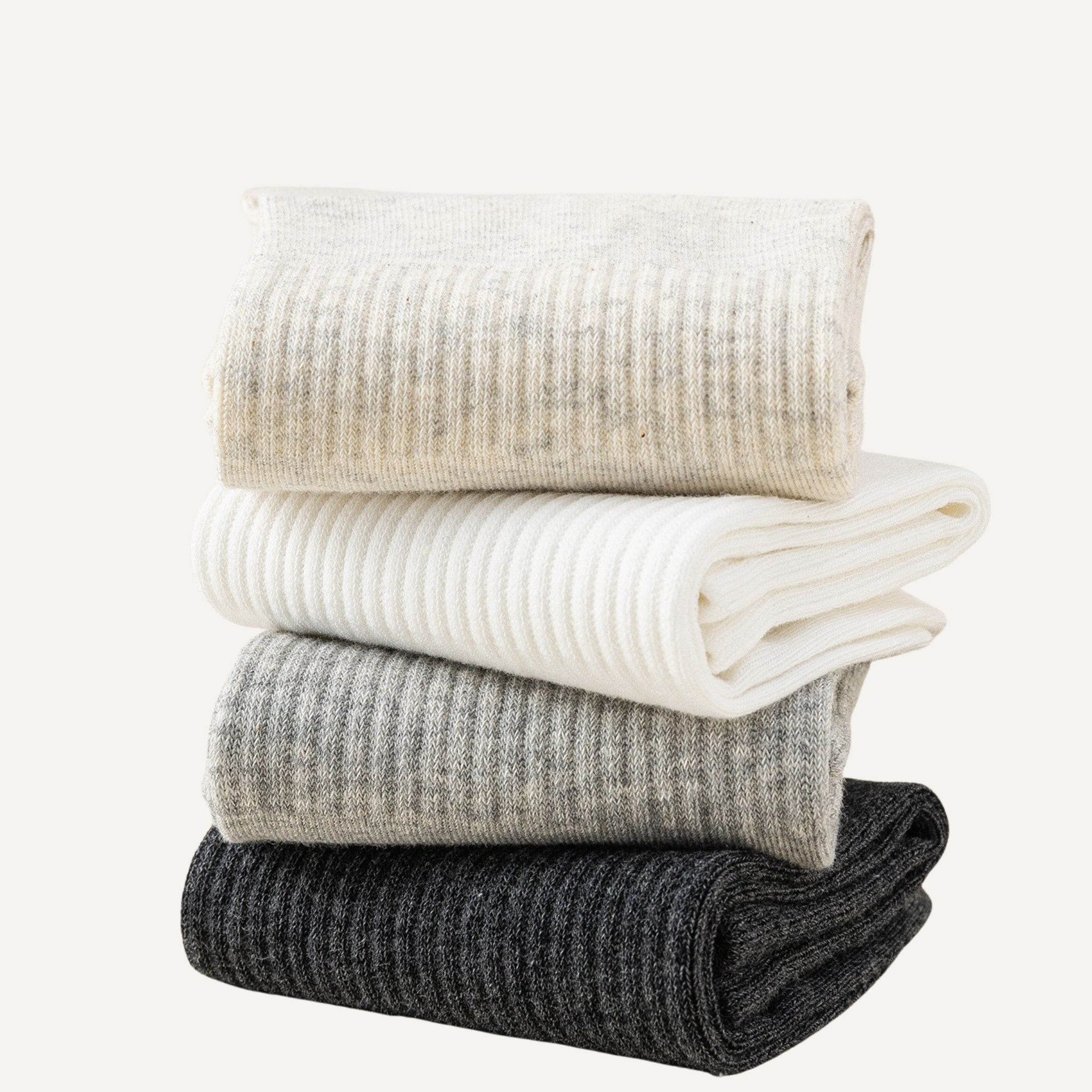 Lucent Mid-Crew – Premium Cotton Socks (2 Pairs in Slate)