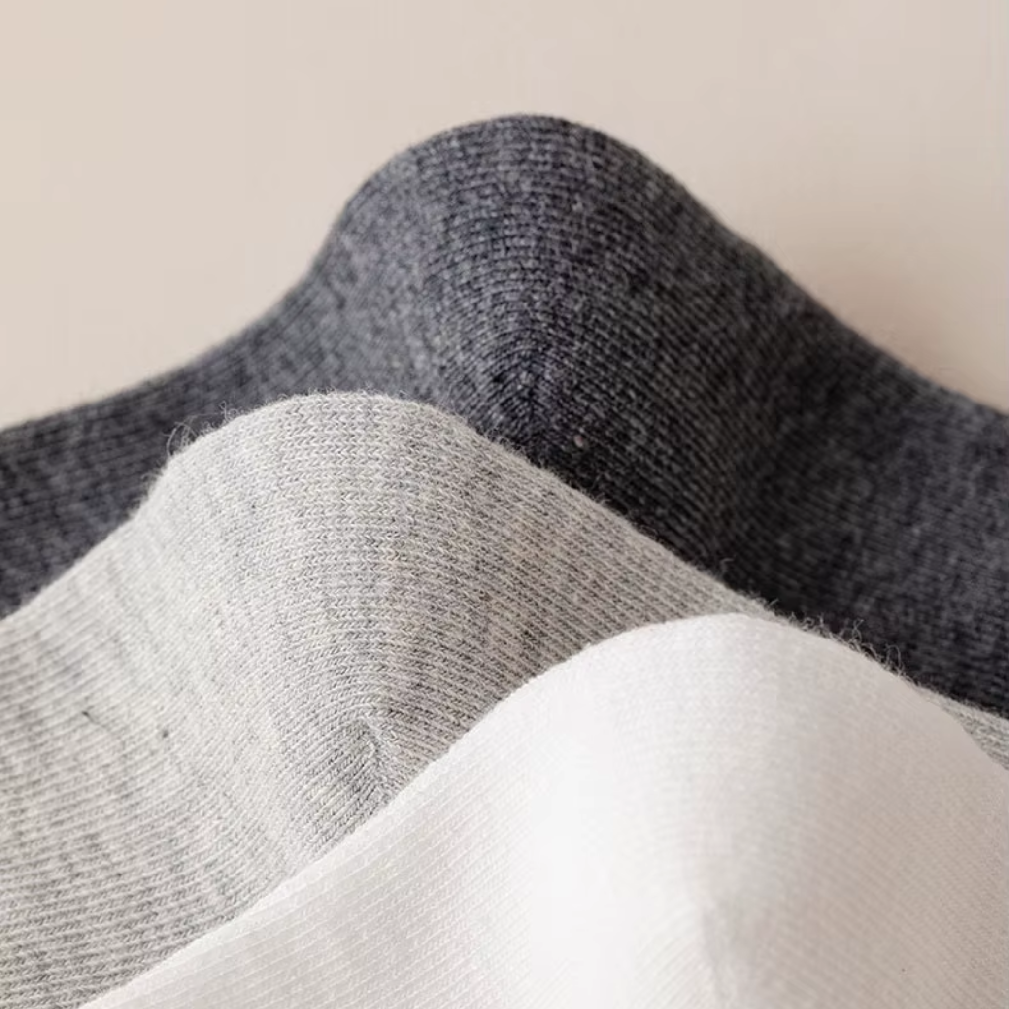 Lucent Mid-Crew – Premium Cotton Socks (2 Pairs in Slate)