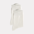 The Essential Crew - Premium Cotton Socks  (2 Pack Pairs in White)