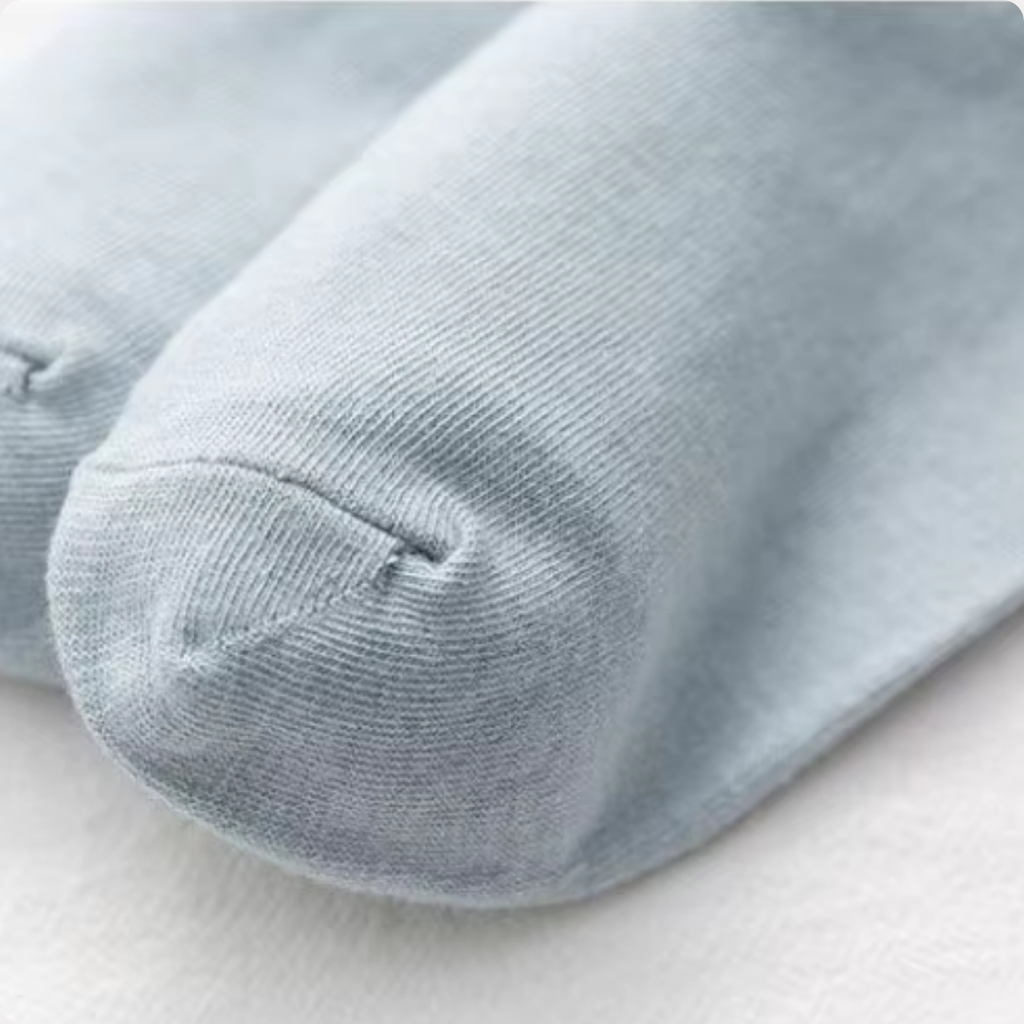 Ruffle Frills Crew Socks - 2 Pack Pairs (Baby Blue)