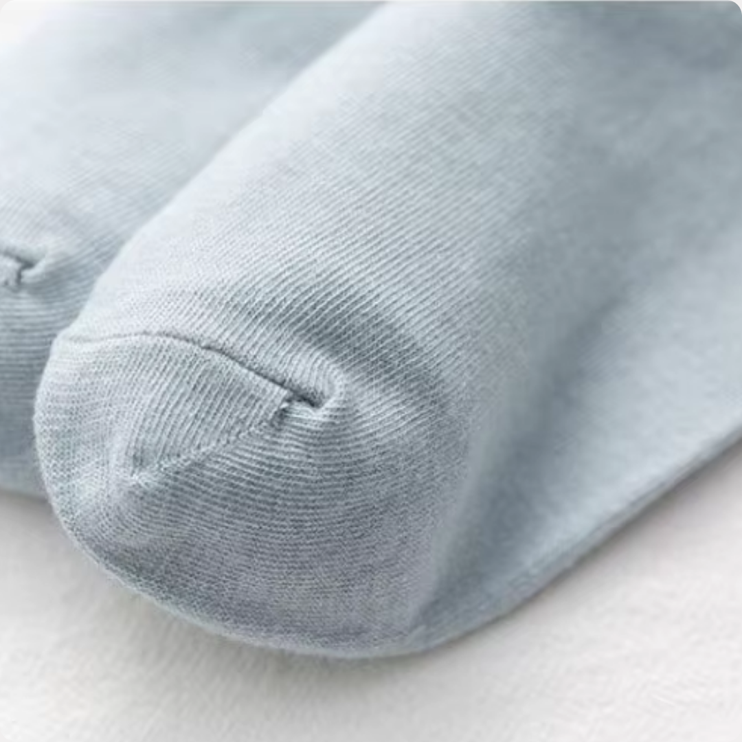 Ruffle Frills Crew Socks - 2 Pack Pairs (Baby Blue)
