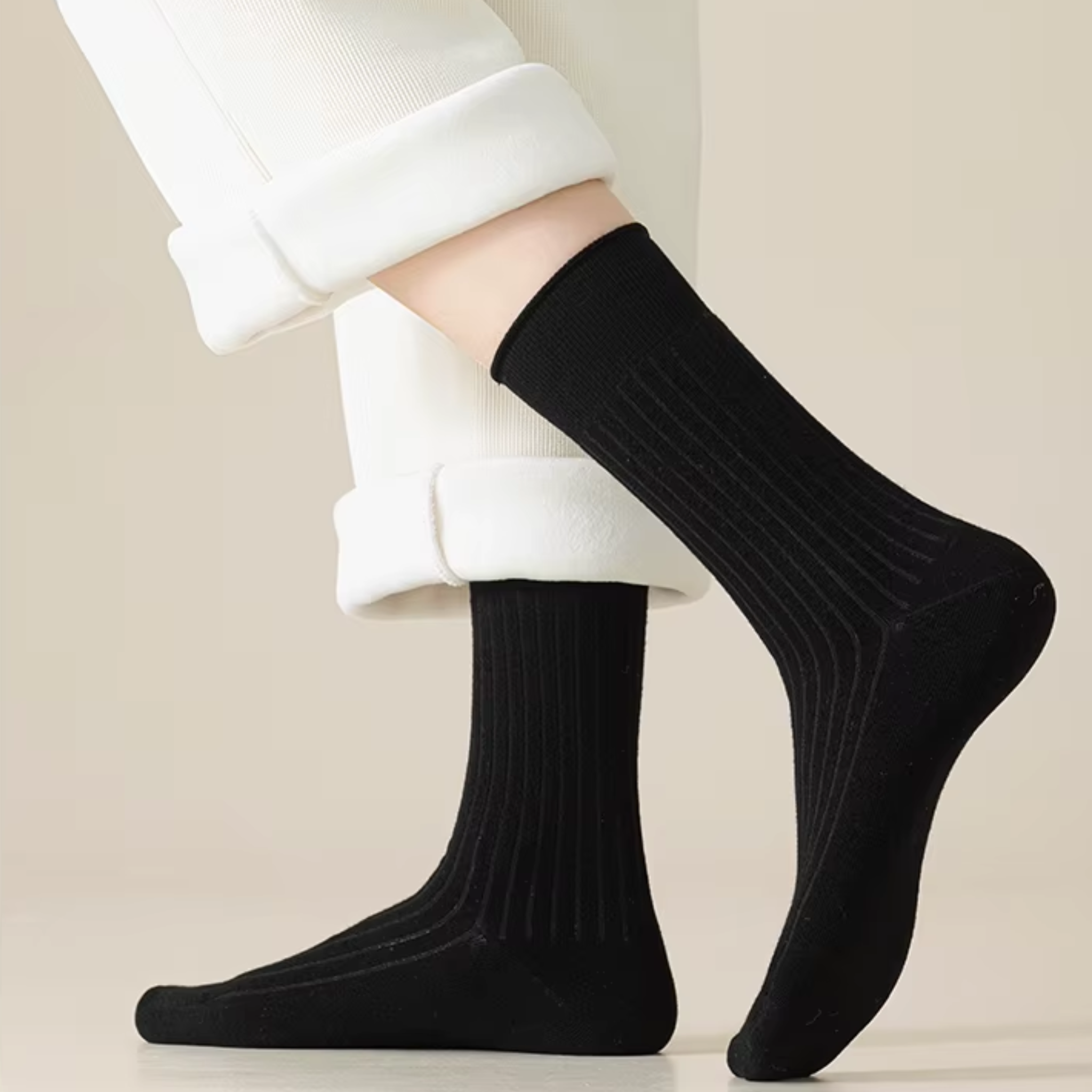 The Vita Crew – Premium Cashmere Socks  (2 Pairs in colour Onyx)