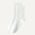 The Prima Crew – Premium Bamboo Socks  (2 Pairs in colour White)