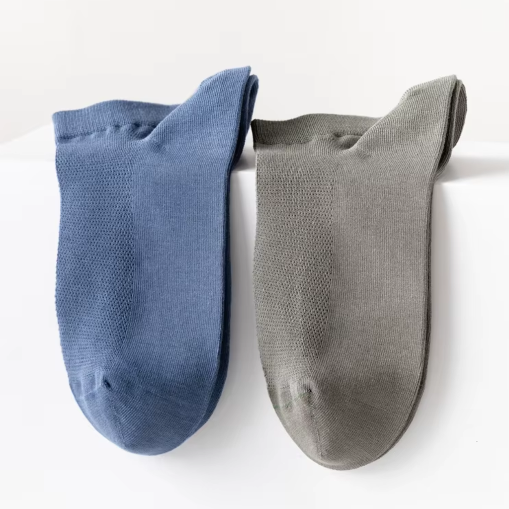 The Nebula Ankle Socks – Premium Cotton (2 Pairs in Denim Blue)