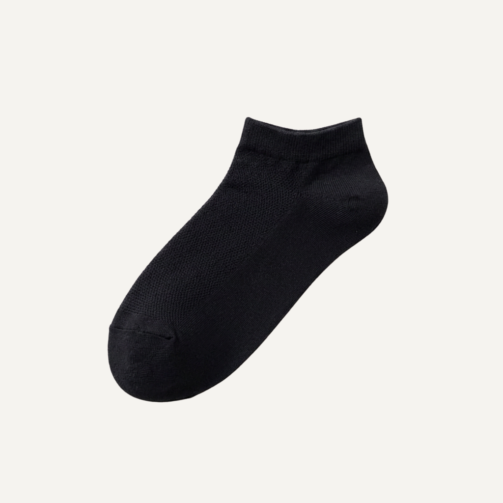 The Nebula Ankle Socks – Premium Cotton (2 Pairs in Onyx)