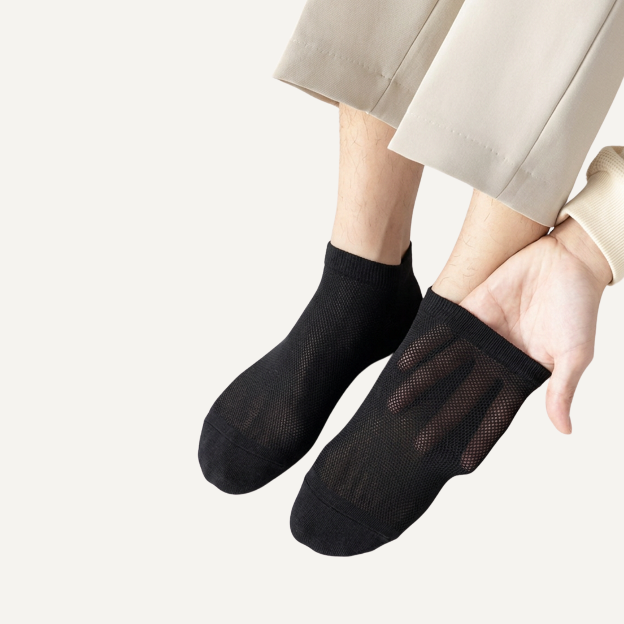 The Nebula Ankle Socks – Premium Cotton (2 Pairs in Onyx)