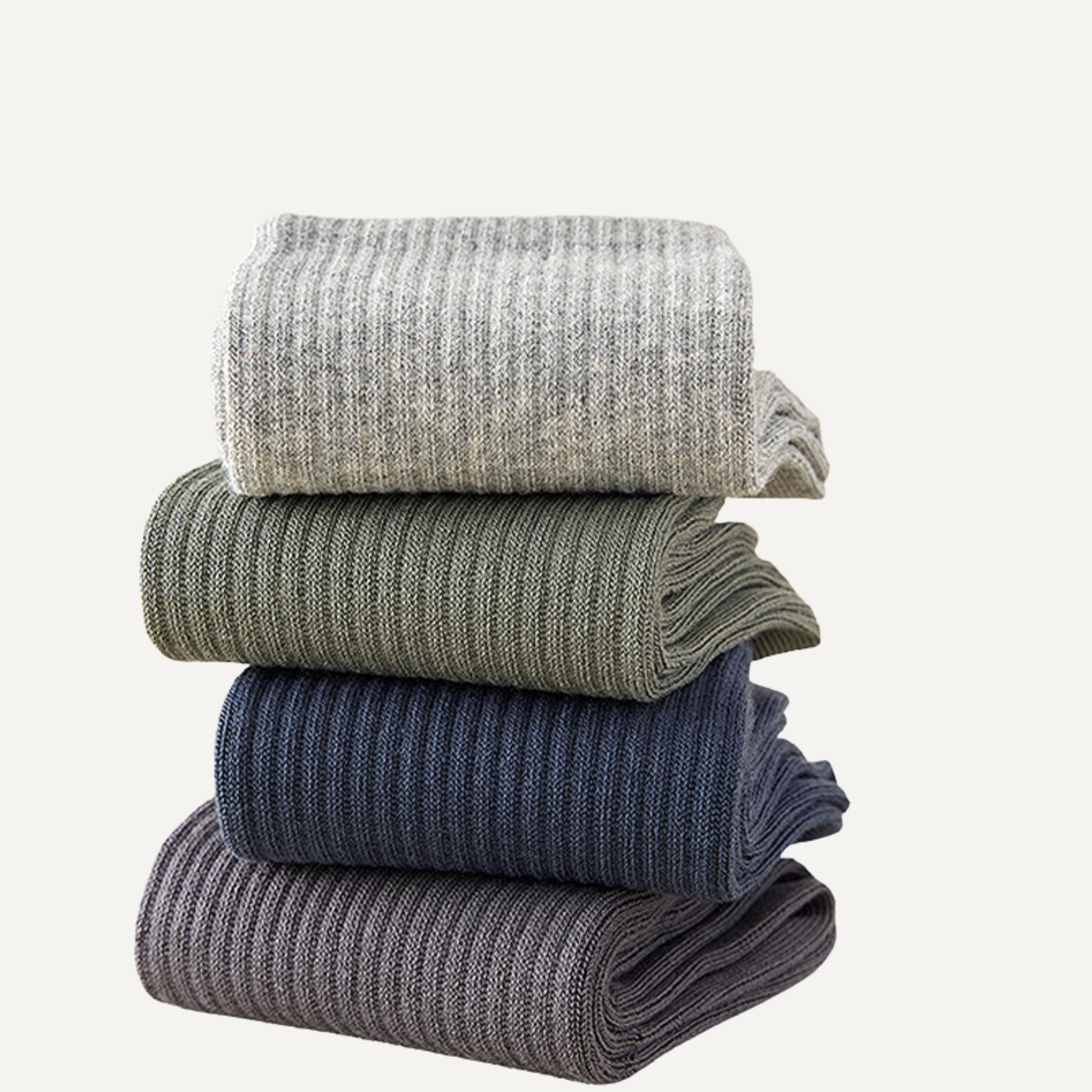 The Comfort Nova Crew – Premium Cotton Socks (2 Pairs in Denim)