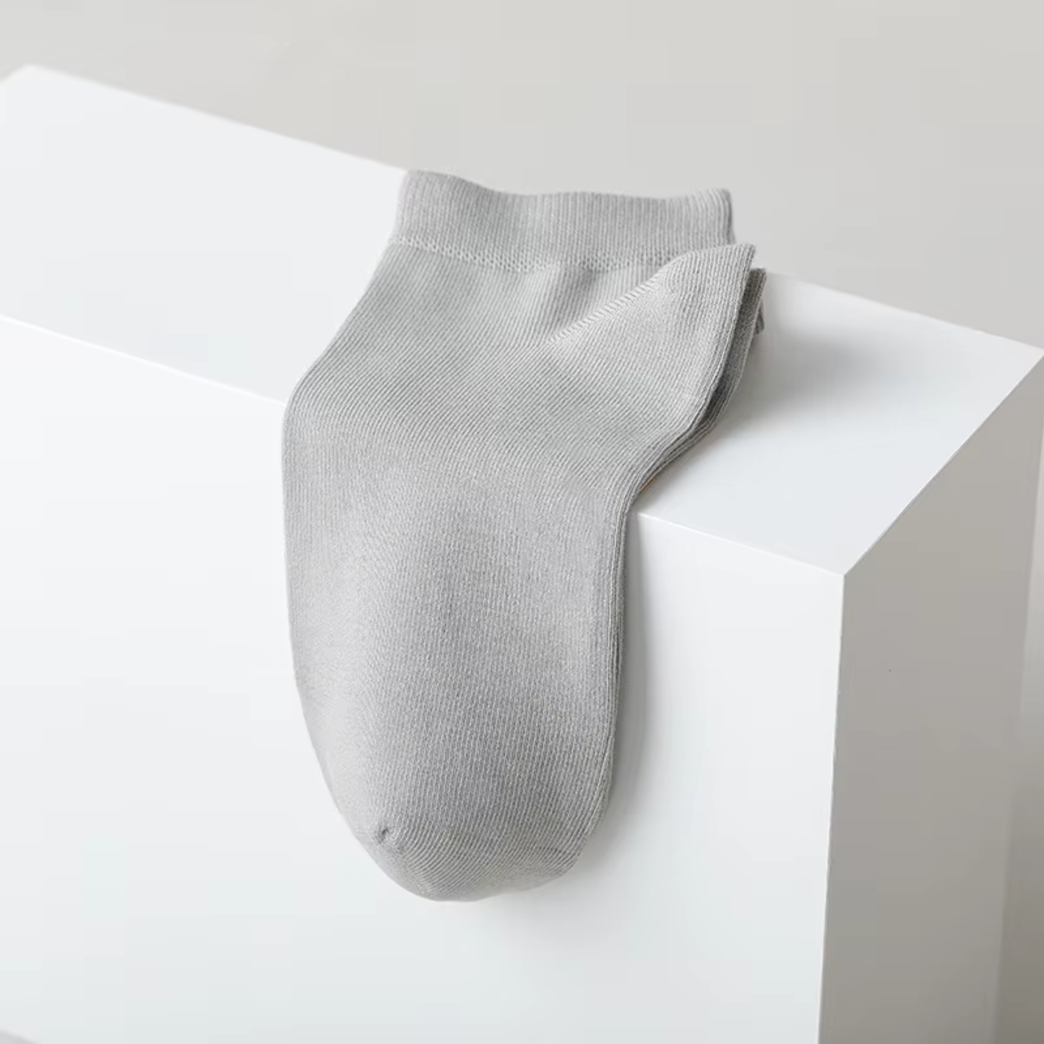 The Lumen Mid-Crew – Premium Cotton Socks (2 Pairs in Misty)