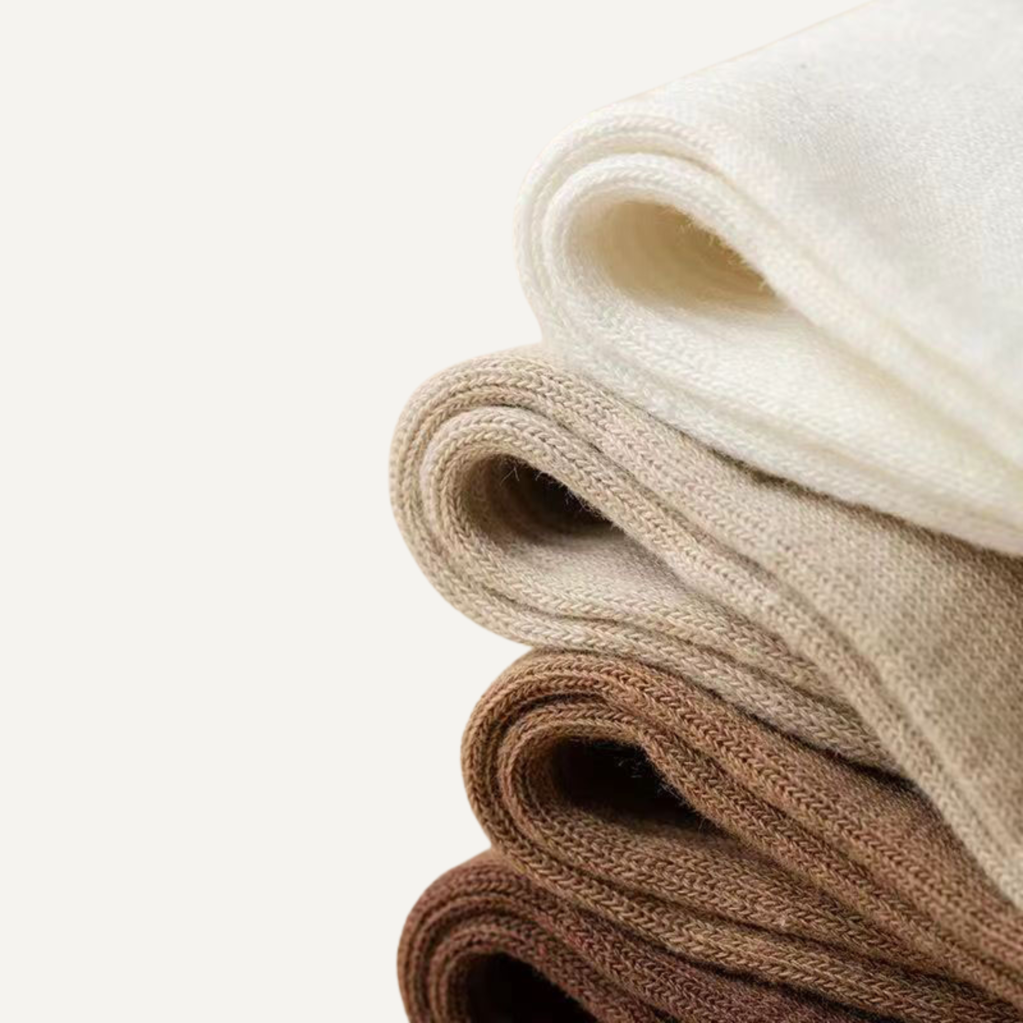 The Comfort Nova Crew – Premium Cotton Socks (2 Pairs in Mocha)