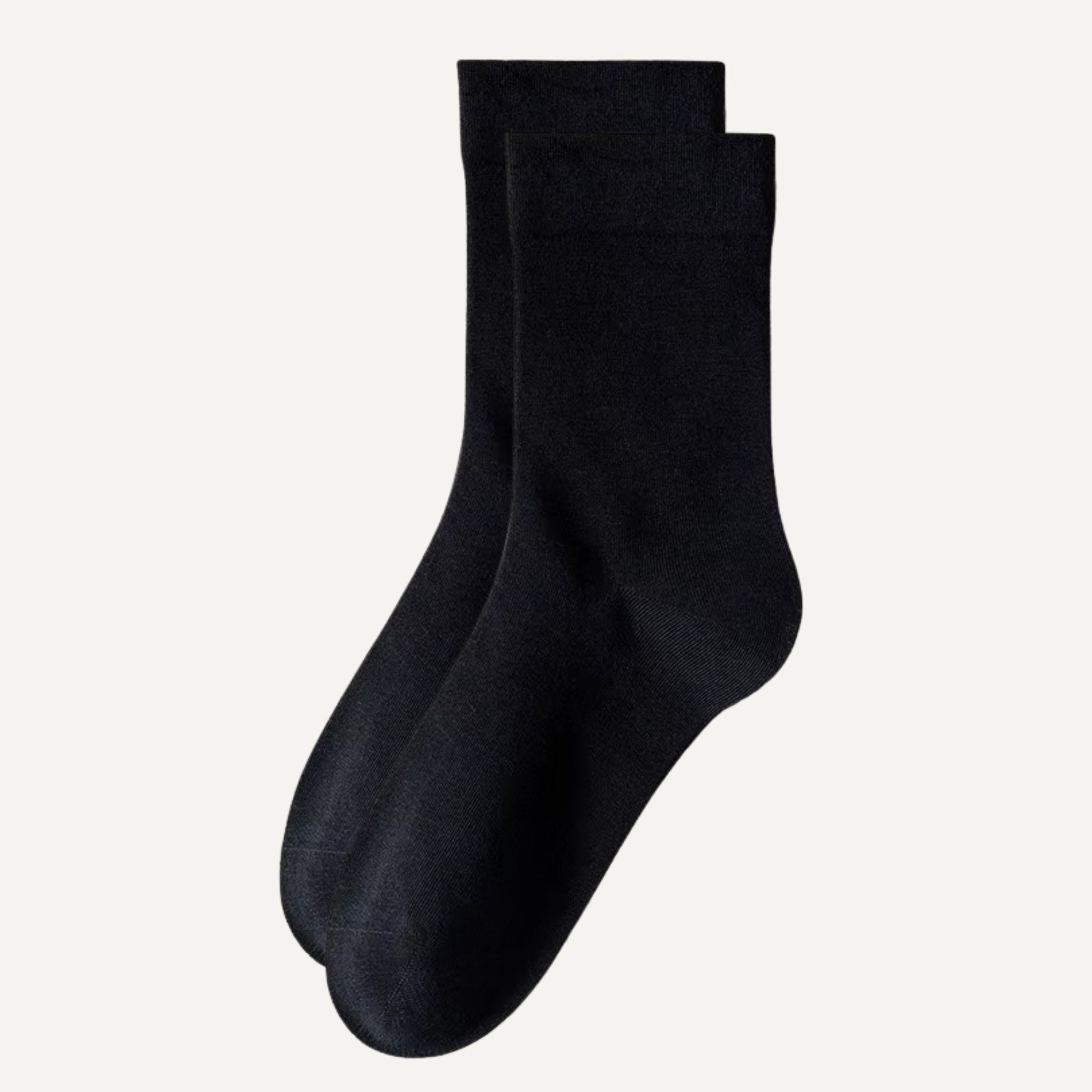 The Prima Crew – Premium Bamboo Socks  (2 Pairs in colour Noir)