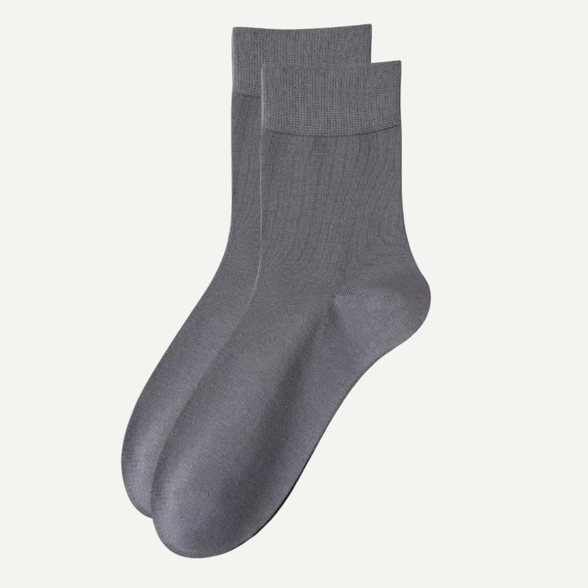 The Prima Crew – Premium Bamboo Socks  (2 Pairs in colour Pebble)