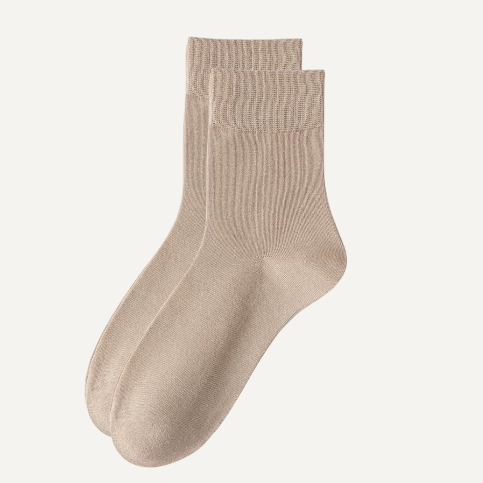 The Prima Crew – Premium Bamboo Socks  (2 Pairs in colour Sand)