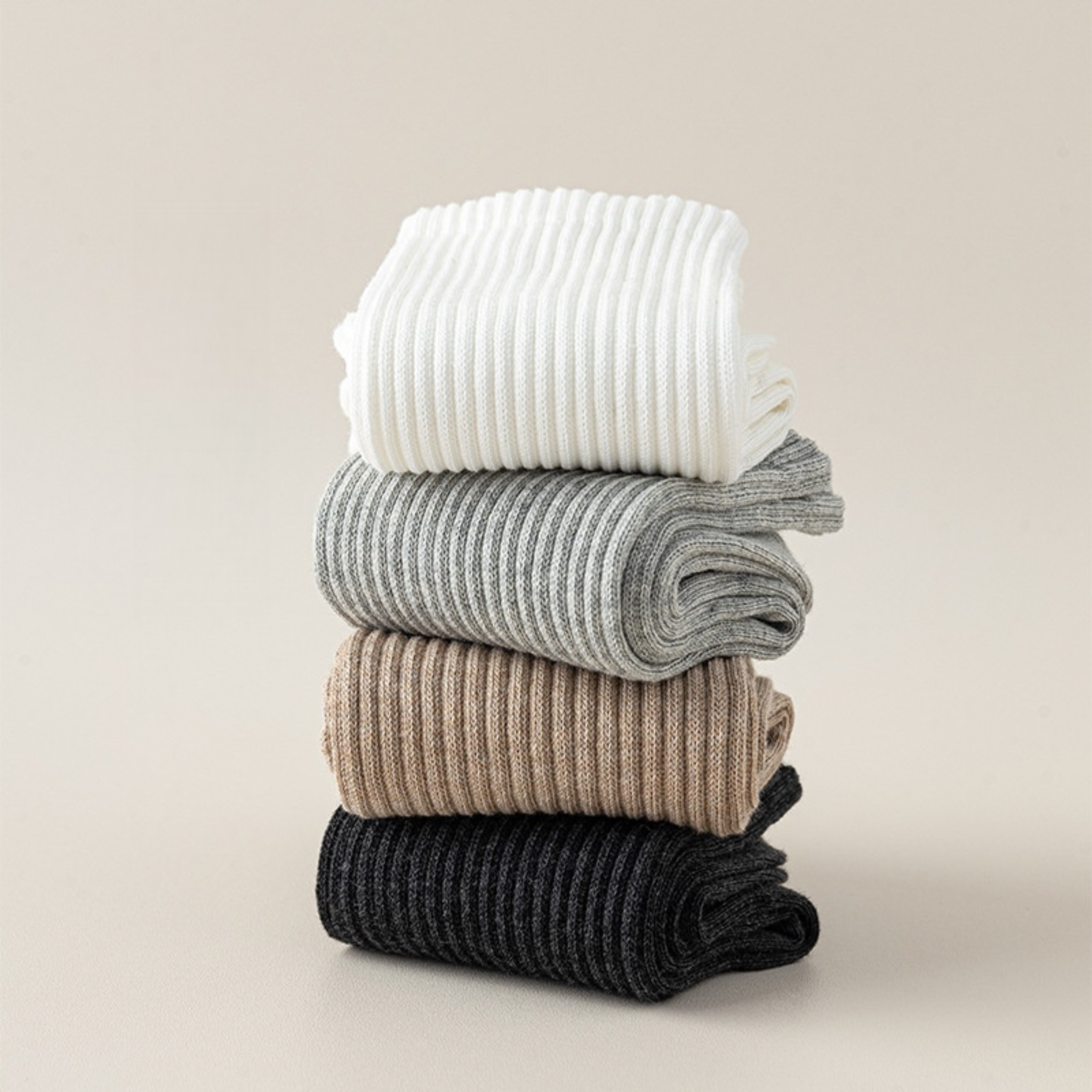 The Comfort Nova Crew – Premium Cotton Socks (2 Pairs in Silver)