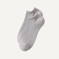 The Terra Ankle – Premium Bamboo Socks (2 Pairs in Silver)