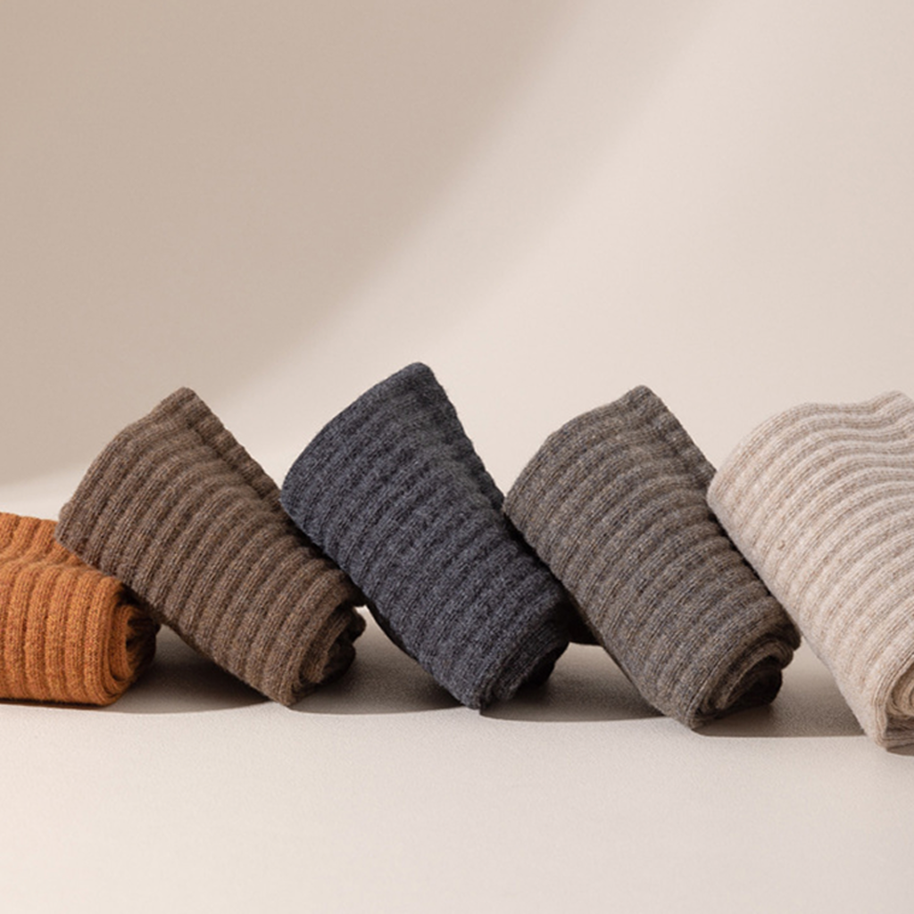 The Comfort Nova Crew – Premium Cotton Socks (2 Pairs in Slate)
