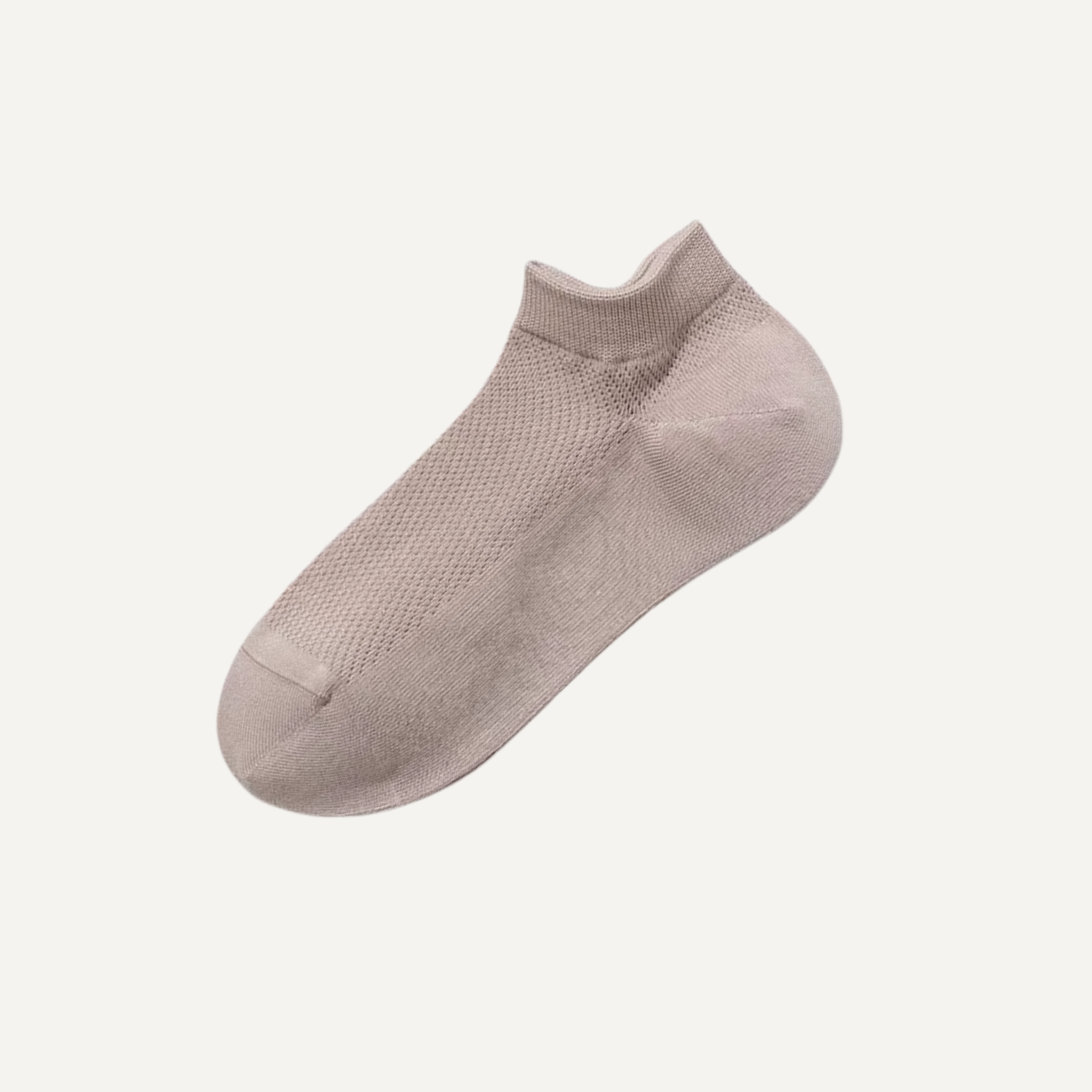 The Nebula Ankle Socks – Premium Cotton (2 Pairs in Taupe)