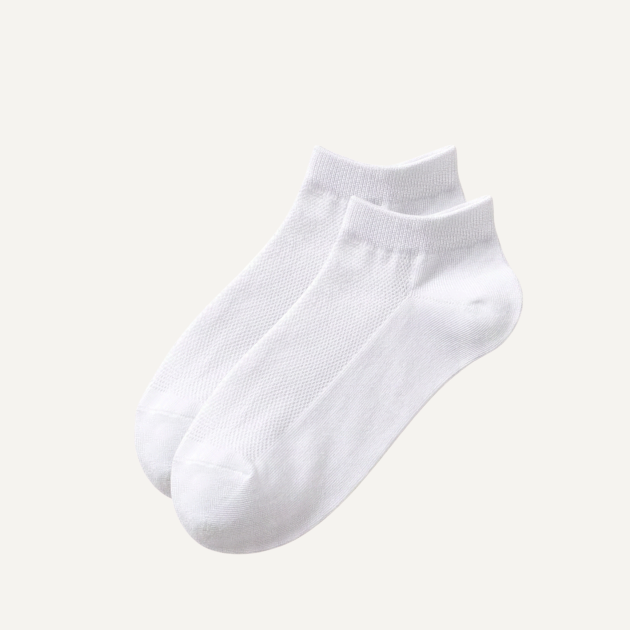 The Nebula Ankle Socks – Premium Cotton (2 Pairs in White)